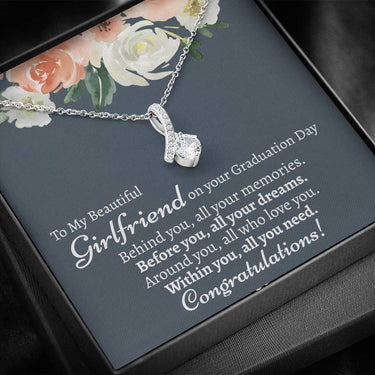 Girlfriend Graduation Alluring Beauty Necklace - Love You This Much